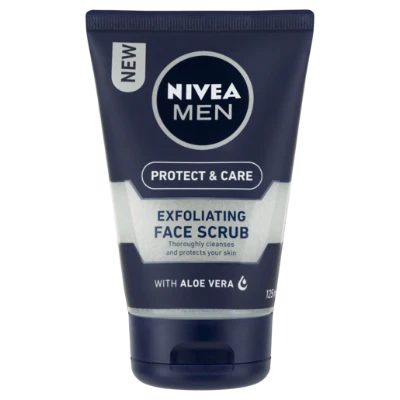Nivea Men Aloe Vera Exfoliating Face Scrub 125ml