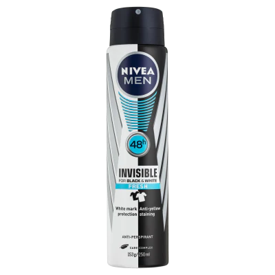 Nivea Men Invisible For Black & White Fresh Anti-Perspirant 250ml