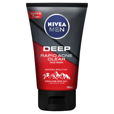 Nivea Men Rapid Acne Clear Face Wash 150ML