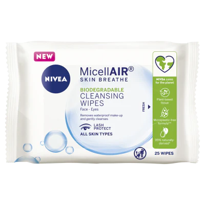 Nivea Micellar Cleansing Wipes 25pk