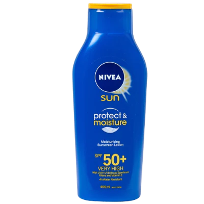 Nivea Moisturising Spf50+ Sunscreen Lotion 400ml