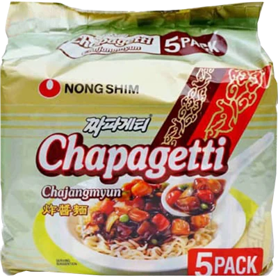 Nongshim Chapagetti Chajang With Roasted Noodles Sauce 5pk