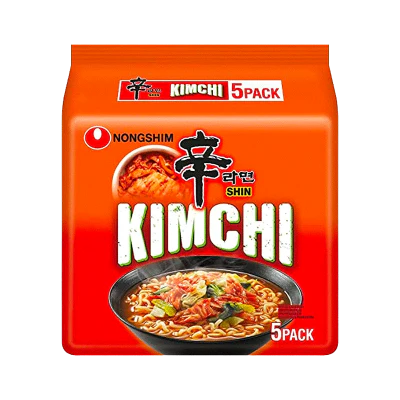 Nongshim Kimchi Shin Ramyum Noodles 5 x 120g