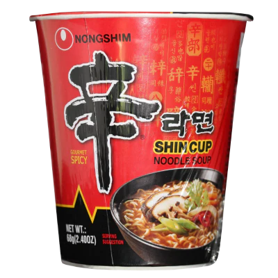 Nongshim Shin Ramyun Cup Noodles 68g