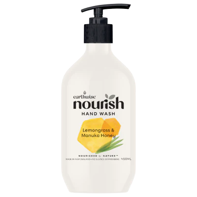 Nourish Lemongrass & Manuka Honey Hand Wash 450ml
