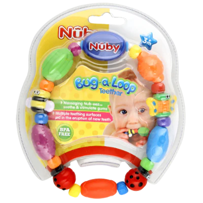 Nuby Bug-A-Loop Teether 1pk