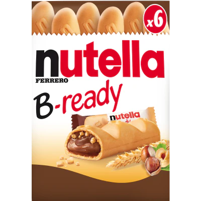 Nutella Fererro B-Ready Biscuits 6 x 22g