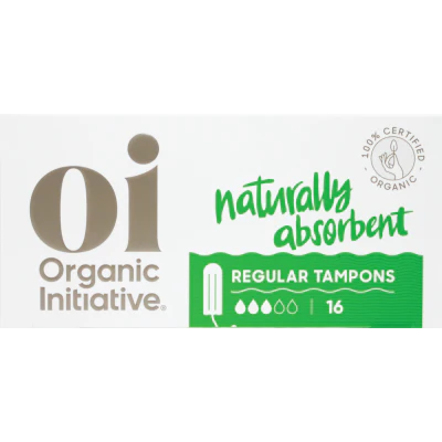Oi Organic Cotton Regular Tampons 16pk
