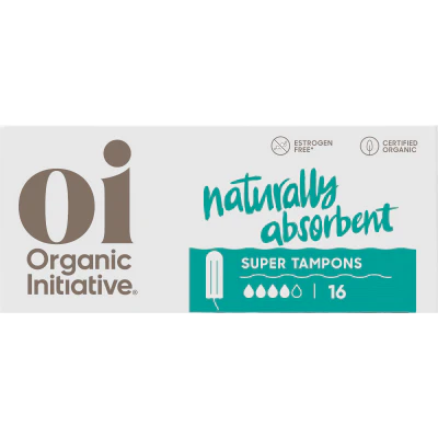 Oi Organic Cotton Super Tampons 16pk