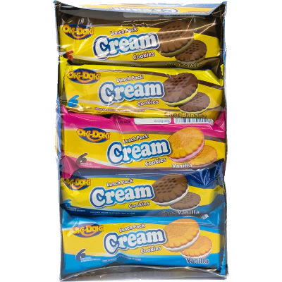 Oki Doki Lunch Pack Cream Cookies 350g