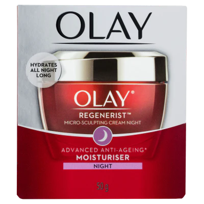 Olay Regenerist Advanced Anti-Ageing Night Moisturiser Micro Sculpting Cream 50g