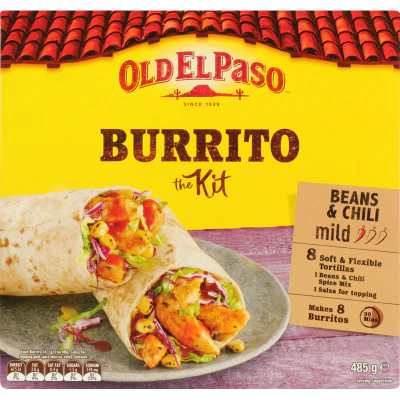Old El Paso Mild Burrito Kit 485g