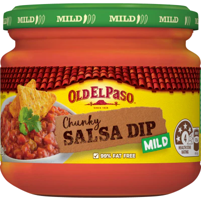 Old El Paso Mild Chunky Salsa Dip 312g