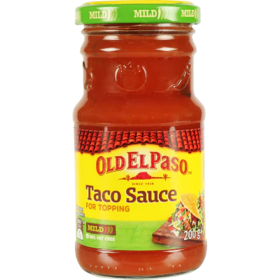 Old El Paso Mild Taco Sauce For Topping 200g
