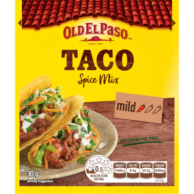 Old El Paso Taco Spice Mix 30g