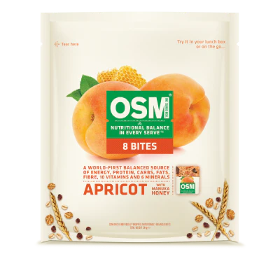 One Square Meal Apricot & Manuka Honey Bites 8pk