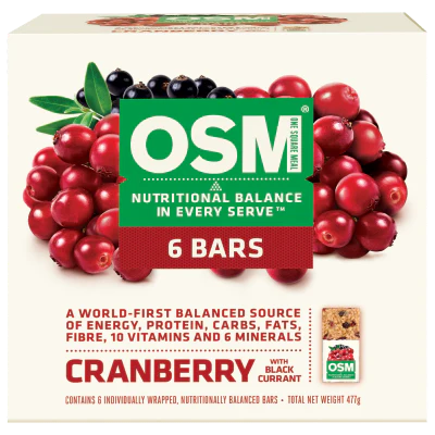 One Square Meal Cranberry With Blackcurrant 6pk