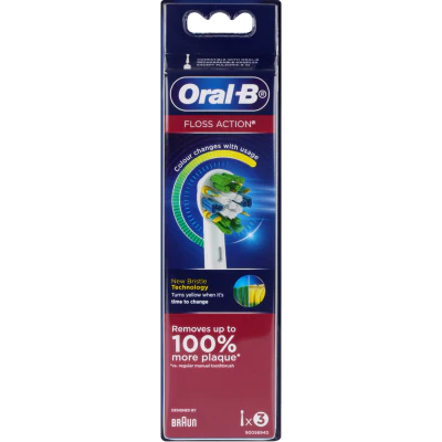 Oral-B Floss Action Brush Heads 3pk