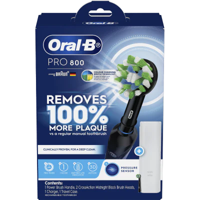 Oral-B Pro 800 Cross Action Electric Brush Kit 1pk
