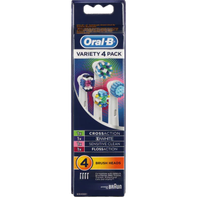 Oral-B Variety Pack Brush Heads 4pk