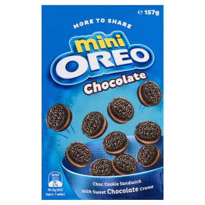 Oreo Mini Chocolate Cookies Munching Box 157g