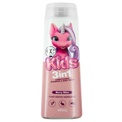 Organic Care 3 In 1 Berry Bliss Conditioning Shampoo & Body Wash 400ml