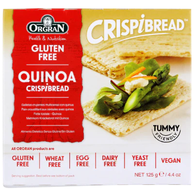 Orgran Gluten Free Quinoa Crispbread 125g