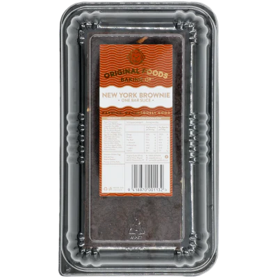 Original Foods Baking Co New York Brownie Slice 1pk