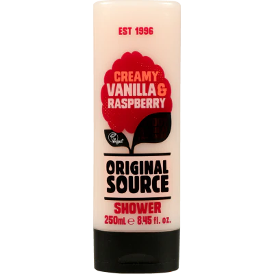 Original Source Creamy Vanilla & Raspberry Shower Gel 250ml