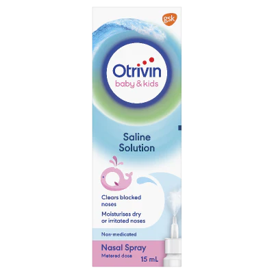 Otrivin Baby & Kids Saline Solution Nasal Spray 15ml