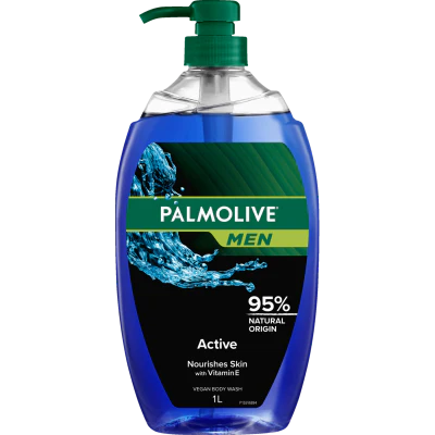 Palmolive Men Active With Sea Minerals Body Wash 1l