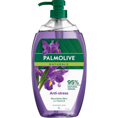 Palmolive Naturals Anti-Stress Ylang Ylang & Iris Body Wash 1l