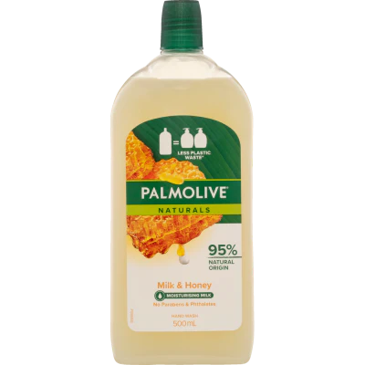 Palmolive Naturals Milk & Honey Nourishing Liquid Hand Wash Refill 500ml