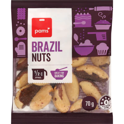 Pams Brazil Nuts 70g