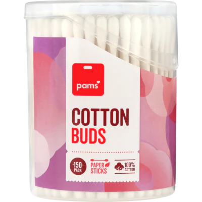 Pams Cotton Buds 150ea