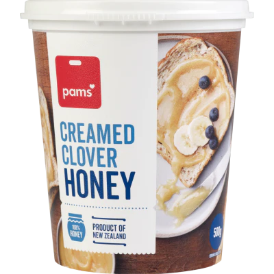 Pams Creamed Clover Honey 500g