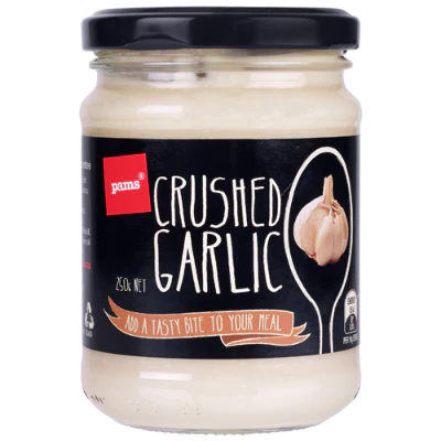 Pams Crushed Garlic 250g