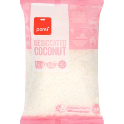 Pams Desiccated Coconut 250g