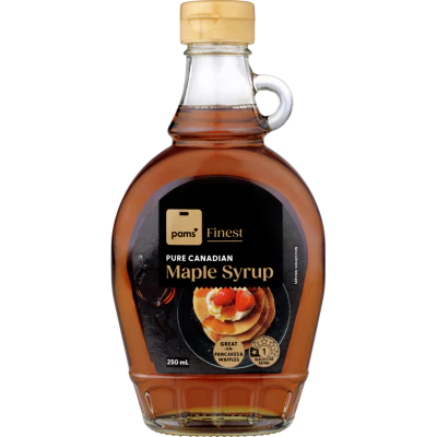 Pams Finest Pure Canadian Maple Syrup 250ml