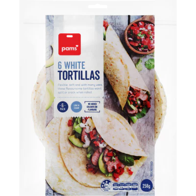 Pams Flour Tortillas 6pk