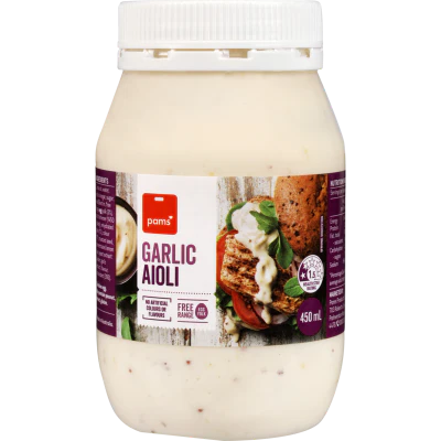 Pams Garlic Aioli 450ml