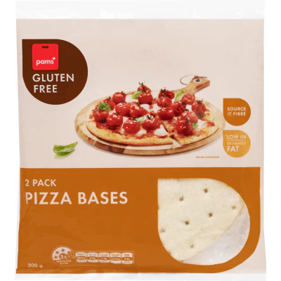 Pams Gluten Free Pizza Bases 300g