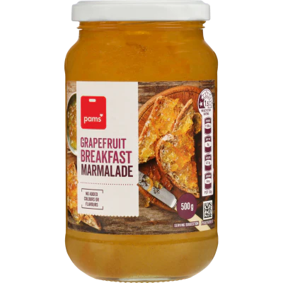 Pams Grapefruit Breakfast Marmalade 500g