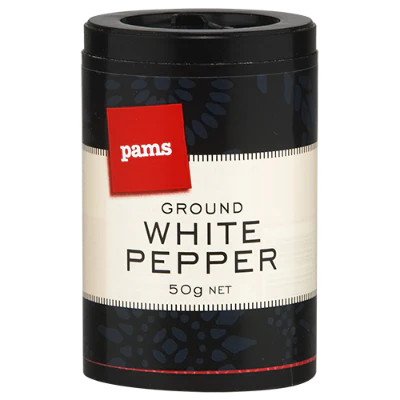 Pams Ground White Pepper Seasoning 50g