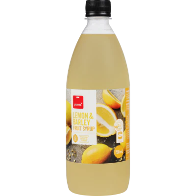 Pams Lemon & Barley Fruit Syrup 750ml