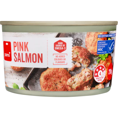Pams Pink Salmon 210g