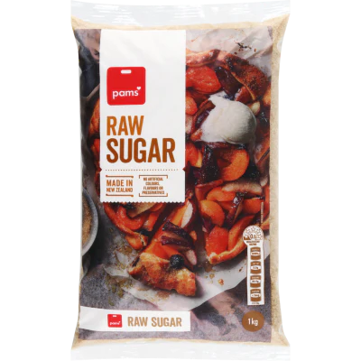 Pams Raw Sugar 1kg