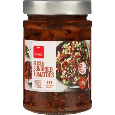 Pams Sliced Sundried Tomatoes 290g