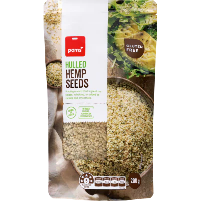 Pams Superfoods Hulled Hemp Seeds 200g