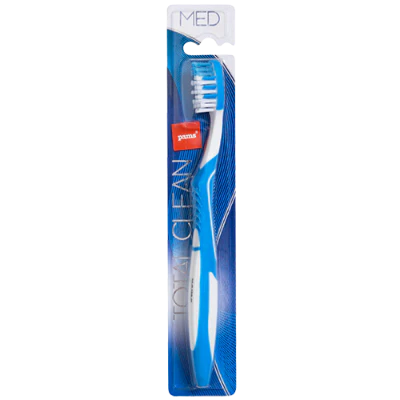 Pams Total Clean Medium Tongue Cleaner Toothbrush 1pk